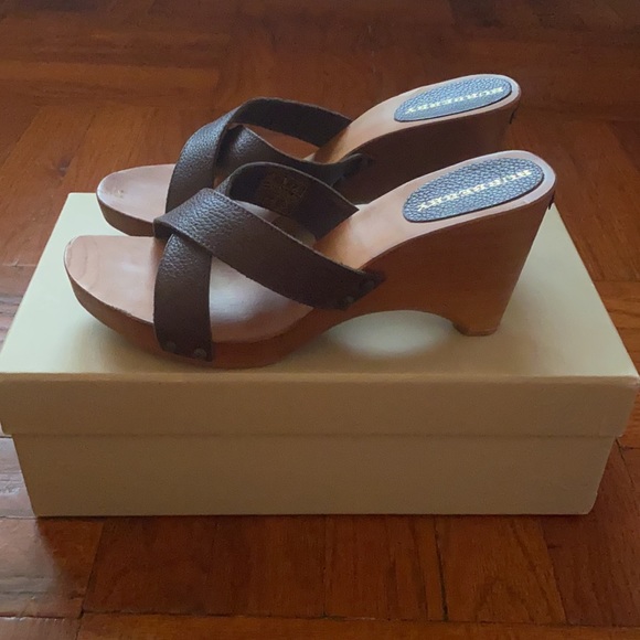 BURBERRY “SONIAS” Retro Platform Sandals Size 5.5 - Picture 4 of 8